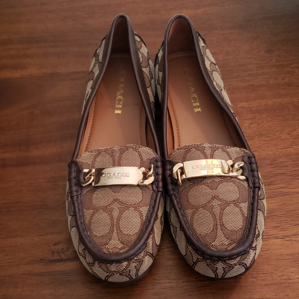 Coach Loafers Drivers Brown/Tan